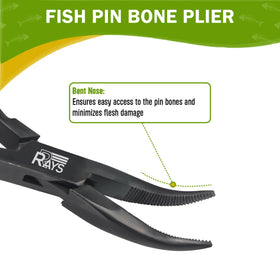 RRAYS Precision Tweezers pull tiny pin bones from delicate fillets with accuracy.