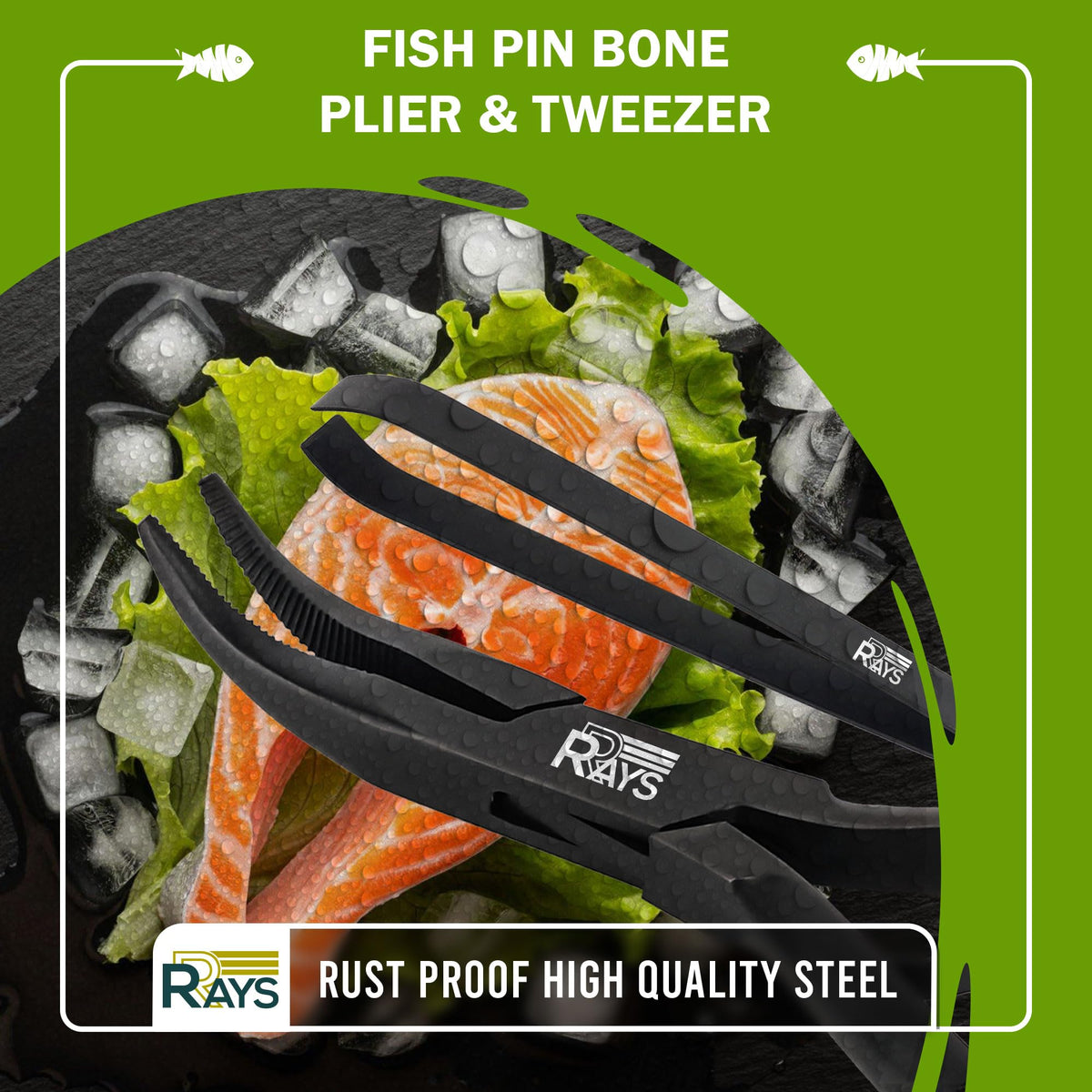RRAYS Food-grade stainless steel construction ensures durability and safe food handling.