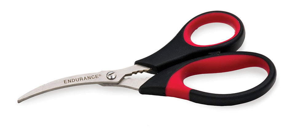 RSVP Endurance seafood scissors close-up of sharp blades for precise snipping