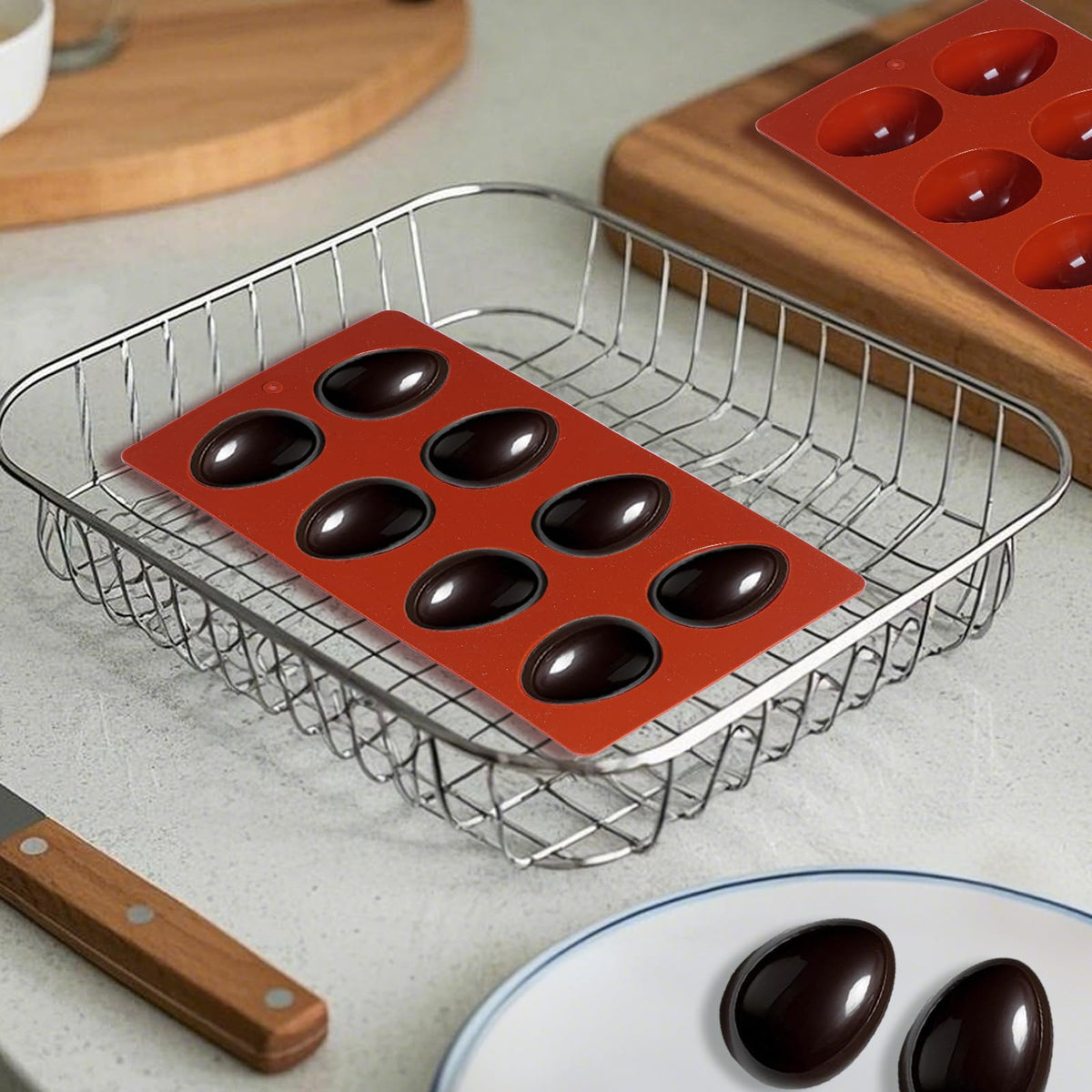 Rthjsfj 8-cavity molds used for muffins and bread creations