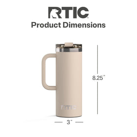 RTIC 18-8 stainless steel construction delivers durable, BPA-free performance.