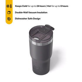 RTIC 20oz Essential Tumbler made from 18/8 stainless steel for long-lasting durability.