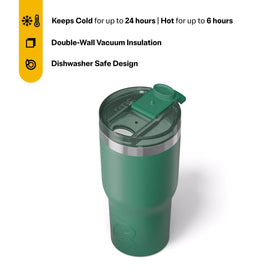 RTIC 20oz stainless steel build for durable, BPA-free everyday use
