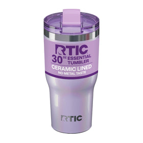 RTIC 30oz Essential Tumbler lavender glitter front view for on-the-go hydration
