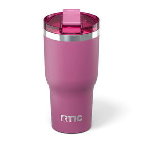 RTIC 30oz Essential Tumbler with lid, secure lid for spill-free travel.