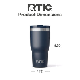 RTIC 30oz Essential Tumbler no-sweat exterior keeps hands dry