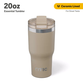 RTIC ceramic-lined interior preserves beverage flavor during daily sips.