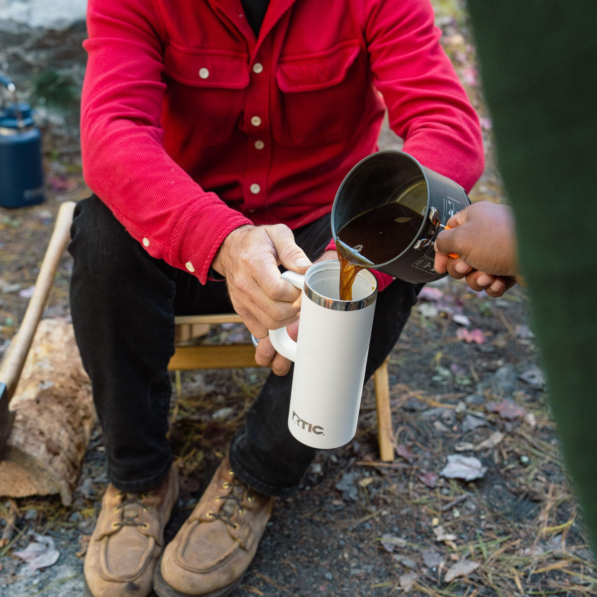 RTIC mug fits most cup holders for convenient on-the-go sipping.