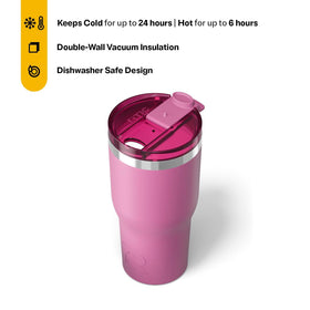 RTIC double-wall vacuum insulation keeps drinks cold up to 24 hours.
