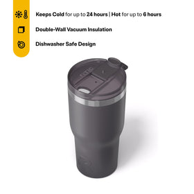 RTIC Essential Tumbler made from 18/8 stainless steel for durability.
