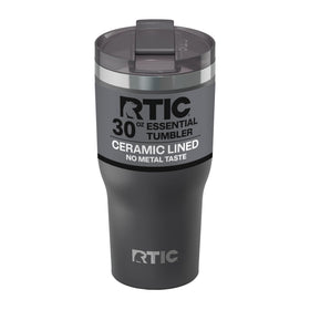 RTIC Essential Tumbler with ceramic-lined interior preserves flavor on the go.