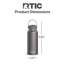 RTIC Outback bottle leak-proof flip-top lid prevents spills during activities