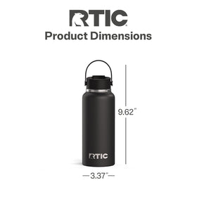 RTIC Outback Bottle leak-proof flip-top lid prevents spills while traveling.