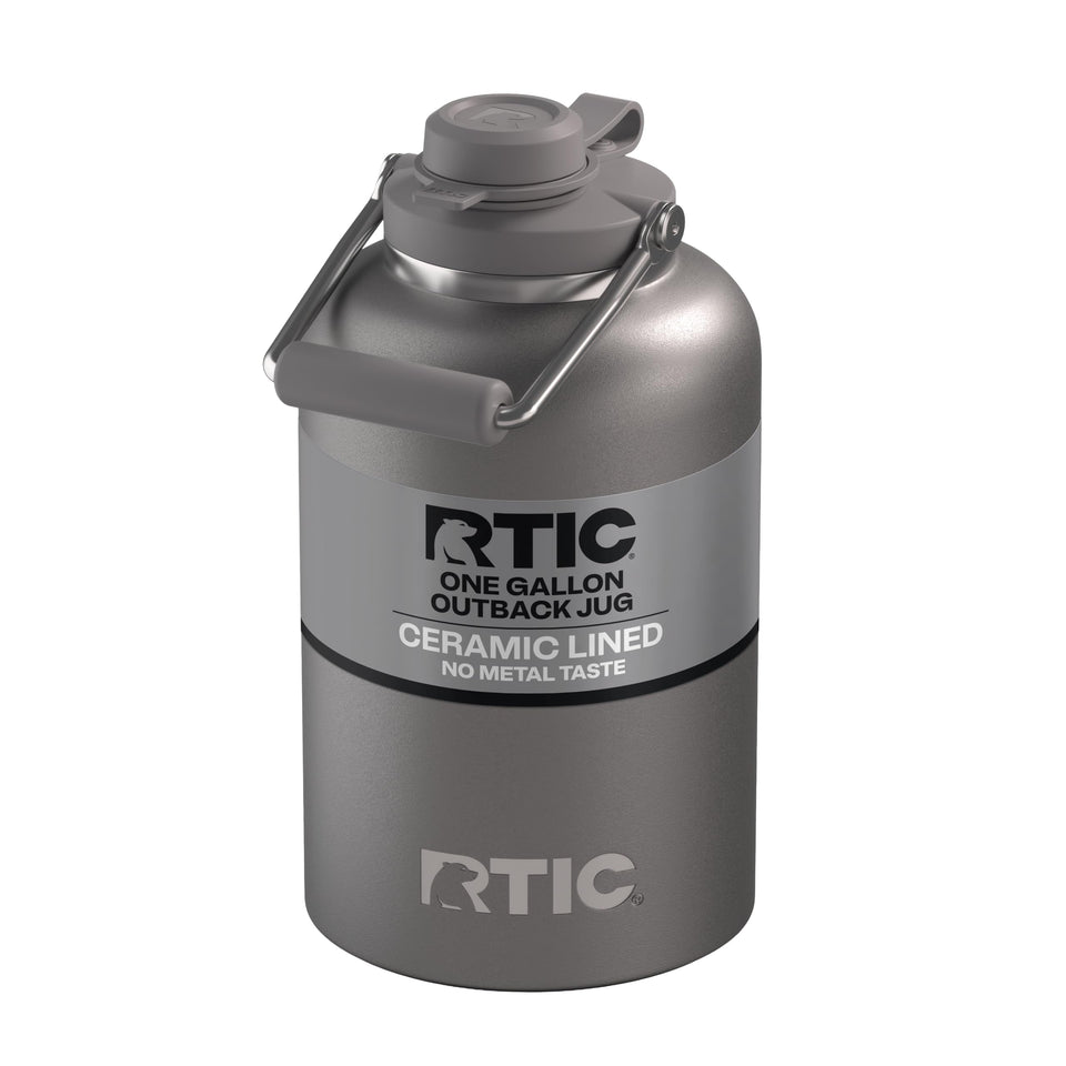 RTIC Outback Jug with ceramic-lined interior for clean-tasting drinks on hikes