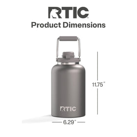 RTIC Outback Jug wide-mouth lid for easy filling and pouring