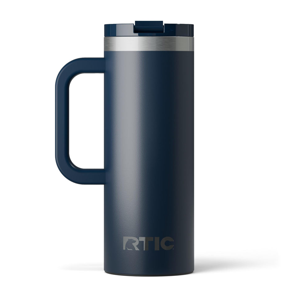 RTIC Road Trip Mug with ceramic-lined interior for pure flavor on the go.