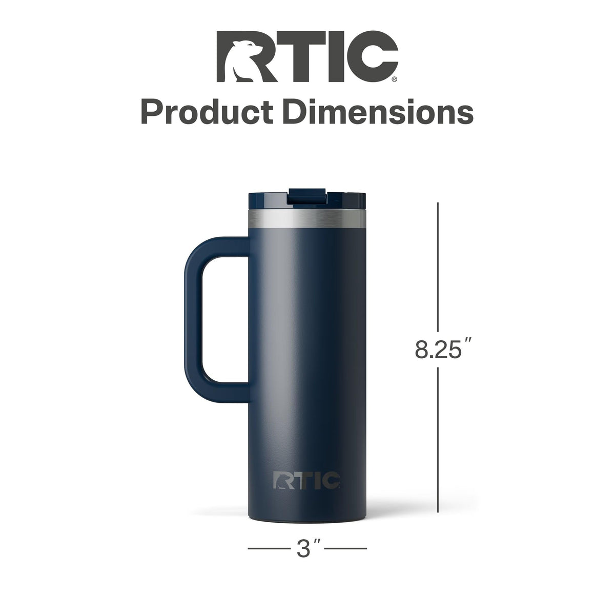RTIC Road Trip Mug is dishwasher-safe for easy cleaning.