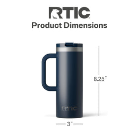 RTIC Road Trip Mug is dishwasher-safe for easy cleaning.