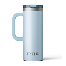 RTIC Road Trip Mug with lid and handle for portable, spill-free use