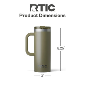 Leak-resistant lid with secure tab prevents spills during commutes.