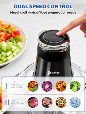 RTIRIITCH iRIITCH 5-cup stainless steel bowl for versatile batch processing