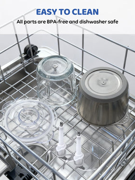 RTIRIITCH iRIITCH removable bowls for quick cleaning after meals