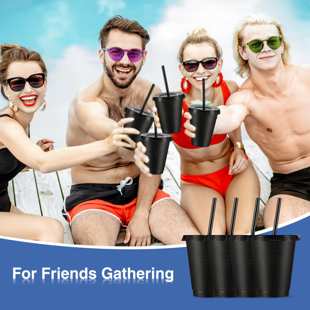 Rtteri glitter cups add festive mood and practicality for daily use