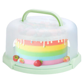 RTUDOPUYT cake carrier with lid and handle for secure cake transport