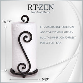 RTZEN brushed galvanized metal finish for durable, contemporary farmhouse look