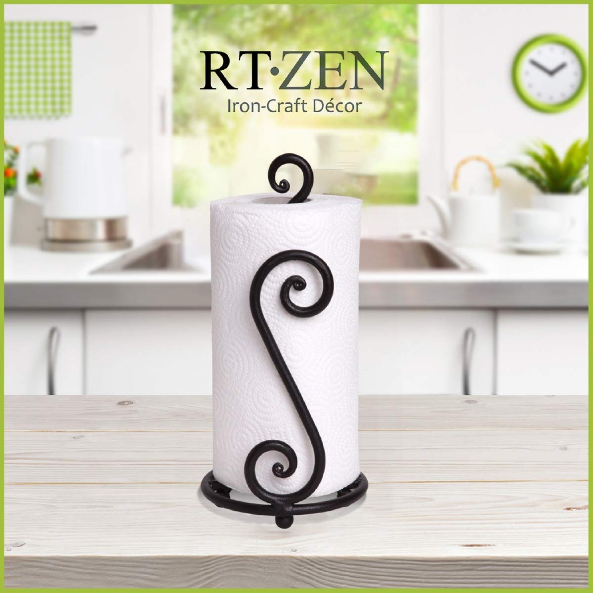 RTZEN non-slip base keeps towels steady on busy counters