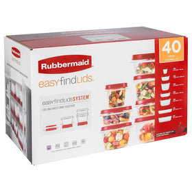 Rubbermaid assorted sizes for versatile meal prep and storage
