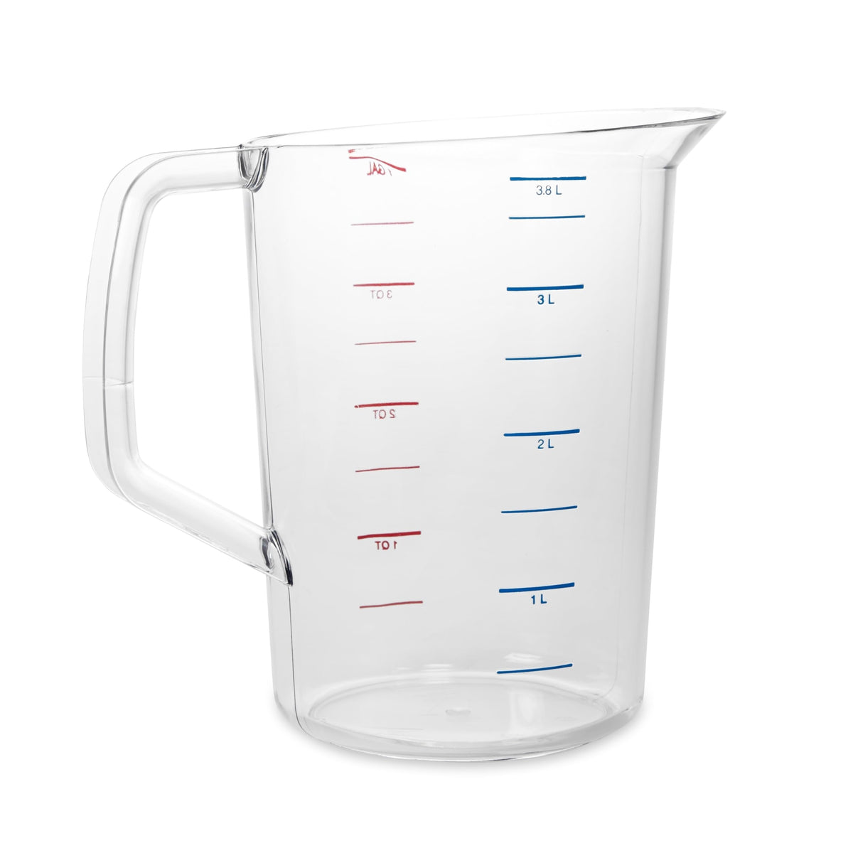 Rubbermaid Bouncer measuring cup highlights clear measurement visibility.