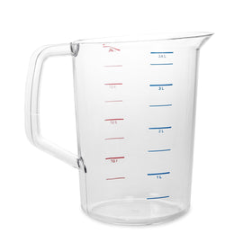 Rubbermaid Bouncer measuring cup highlights clear measurement visibility.