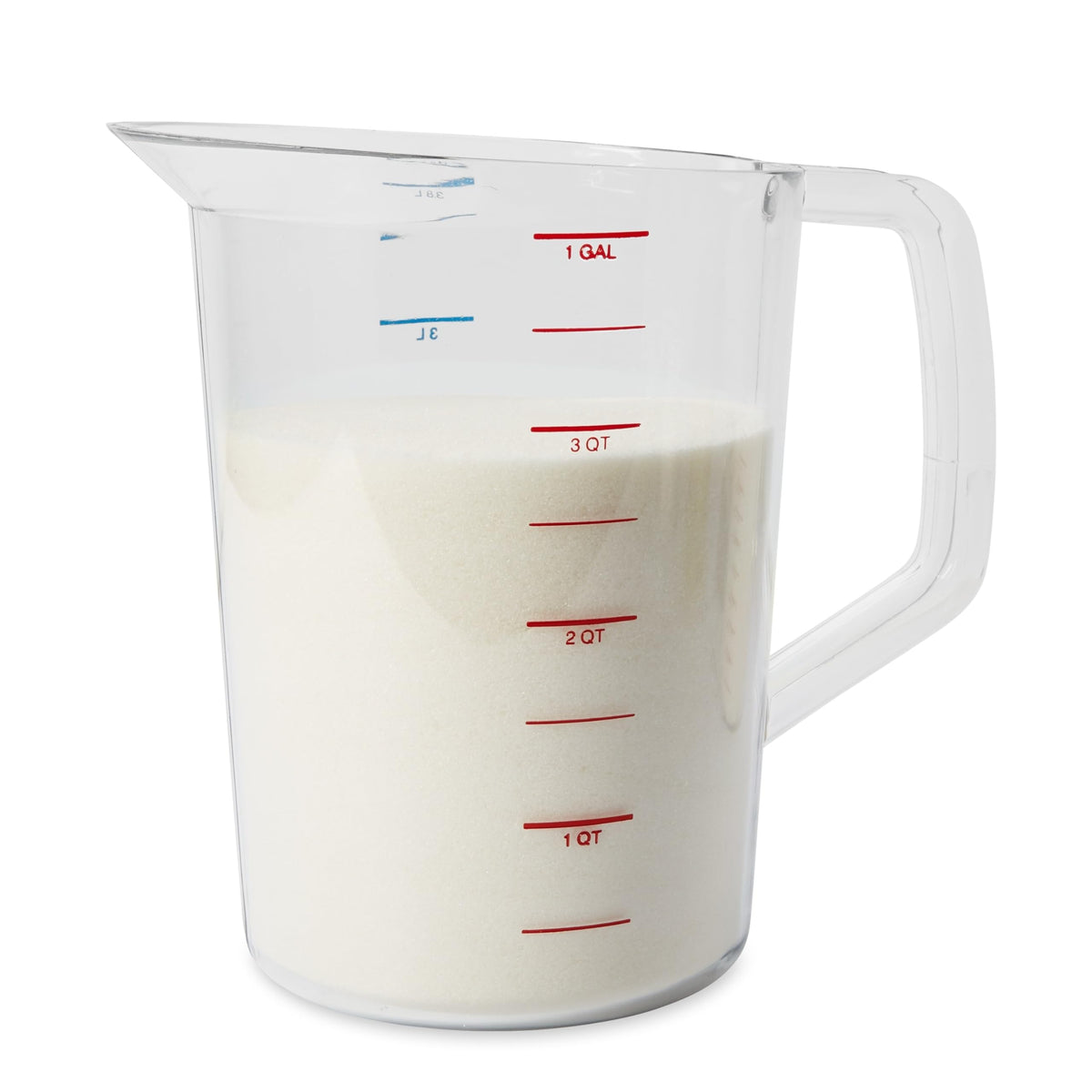 Rubbermaid Bouncer measuring cup is dishwasher-safe for busy kitchens.