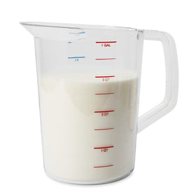 Rubbermaid Bouncer measuring cup is dishwasher-safe for busy kitchens.