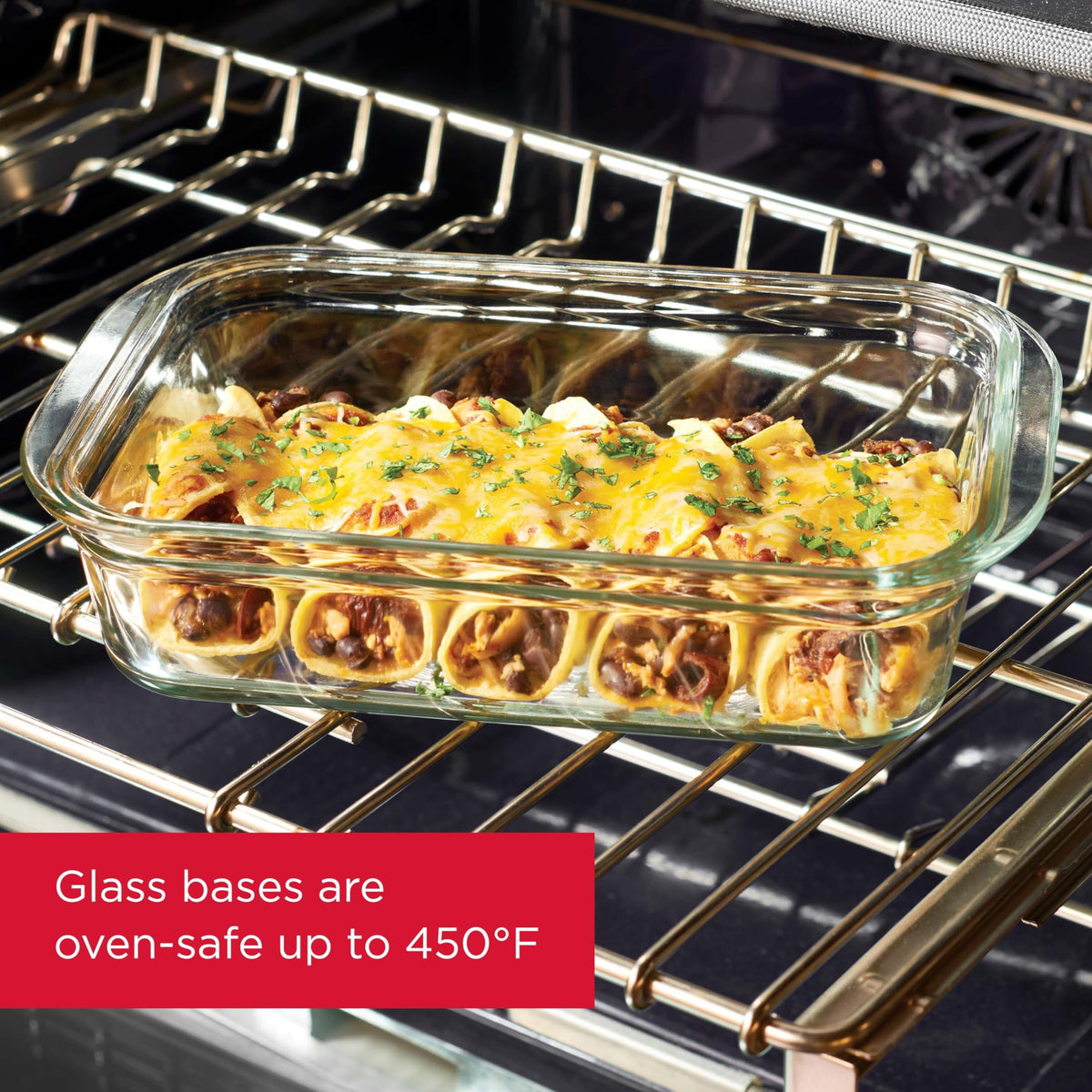 Rubbermaid Brilliance 3.2-cup container for organized fridge stacking.