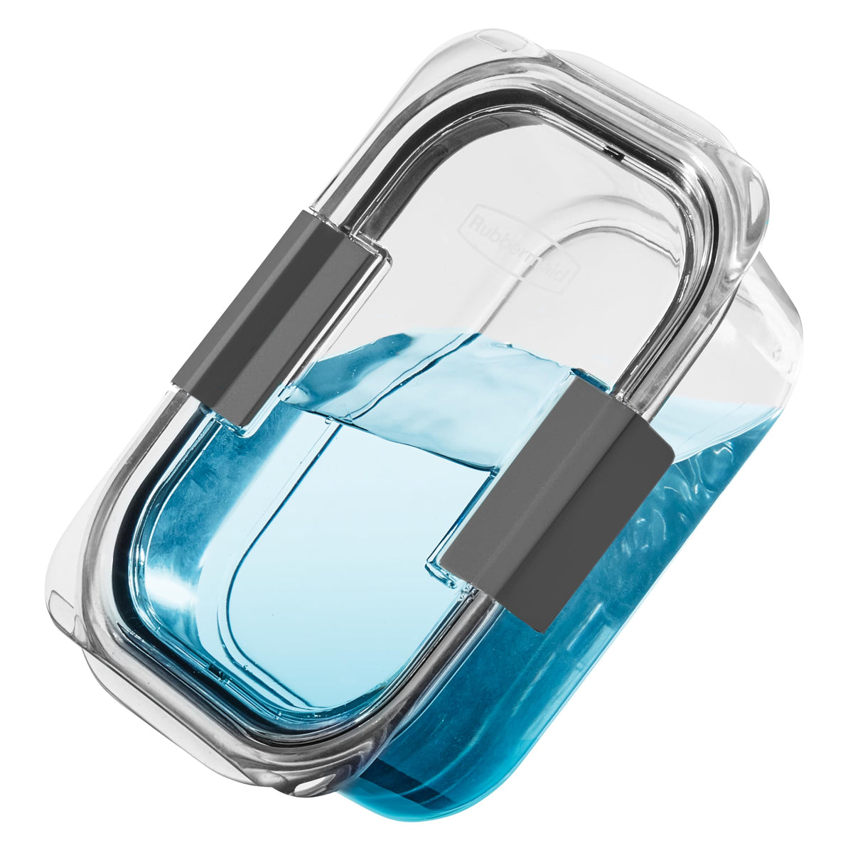 Rubbermaid Brilliance built-in steam vent for microwave heating without lid removal.