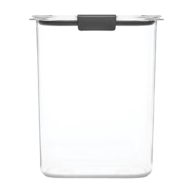 Rubbermaid Brilliance clear base shows contents at a glance for easy planning.