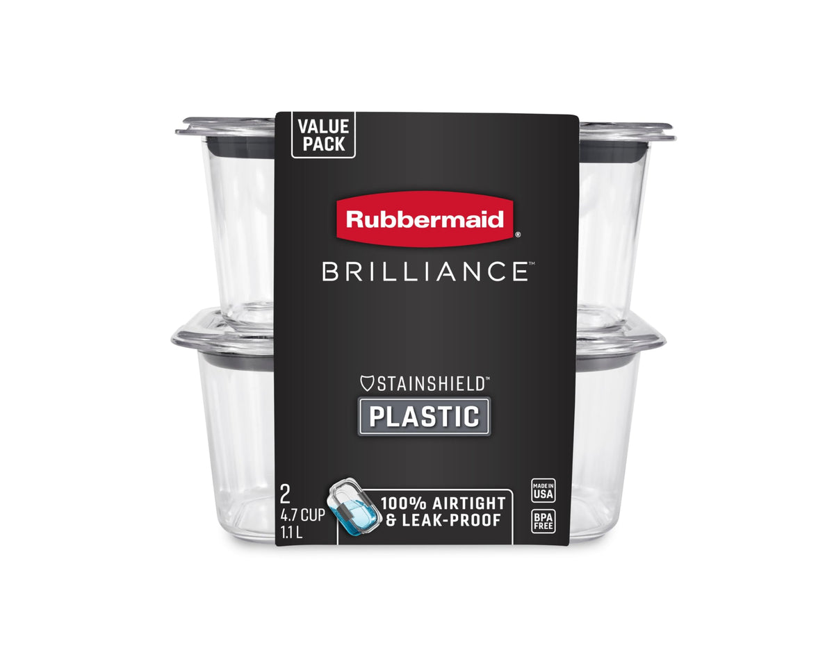 Built-in vents on Rubbermaid Brilliance for steam release during heating.