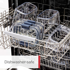 Rubbermaid Brilliance one-handed-pour: convenient flip-top lid