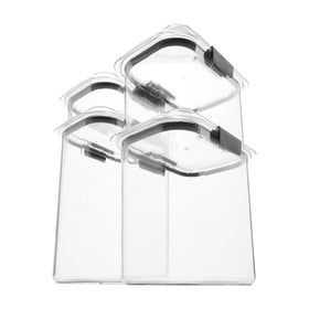 Rubbermaid Brilliance 12 cup pantry container keeps grains organized and accessible
