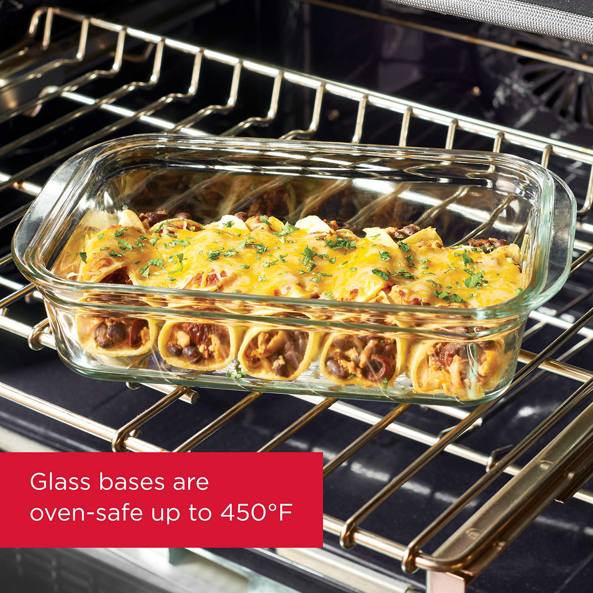Stackable Brilliance containers keep fridge organization neat