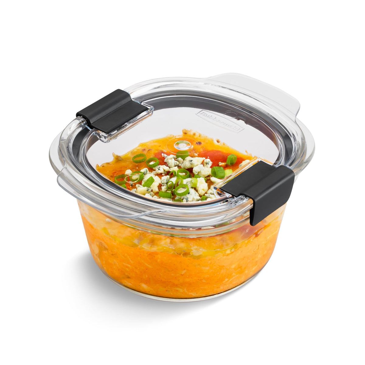 Rubbermaid Brilliance StainShield lid resists stains and odors for repeated use