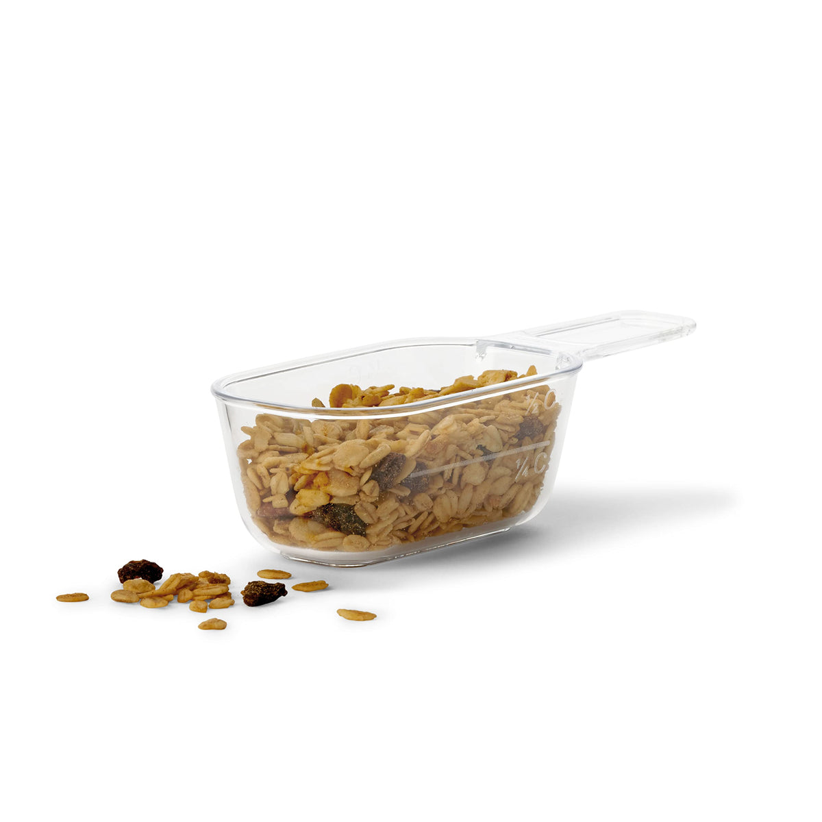 Three 0.5-cup scoops enable precise portioning for meals and snacks.