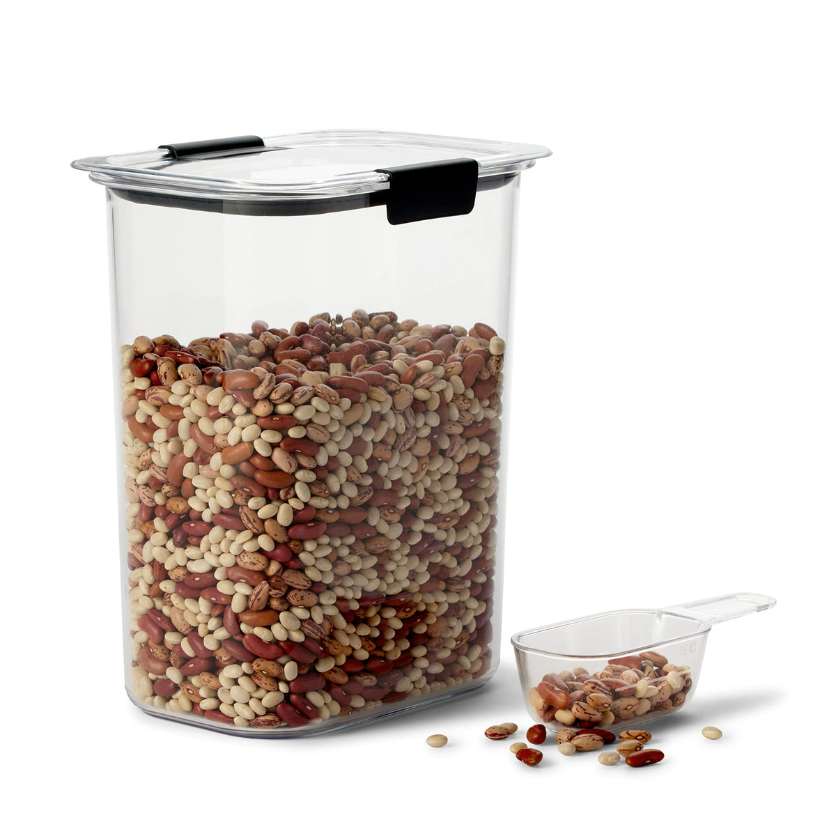 Rubbermaid Brilliance airtight design preserves freshness by limiting air exposure.
