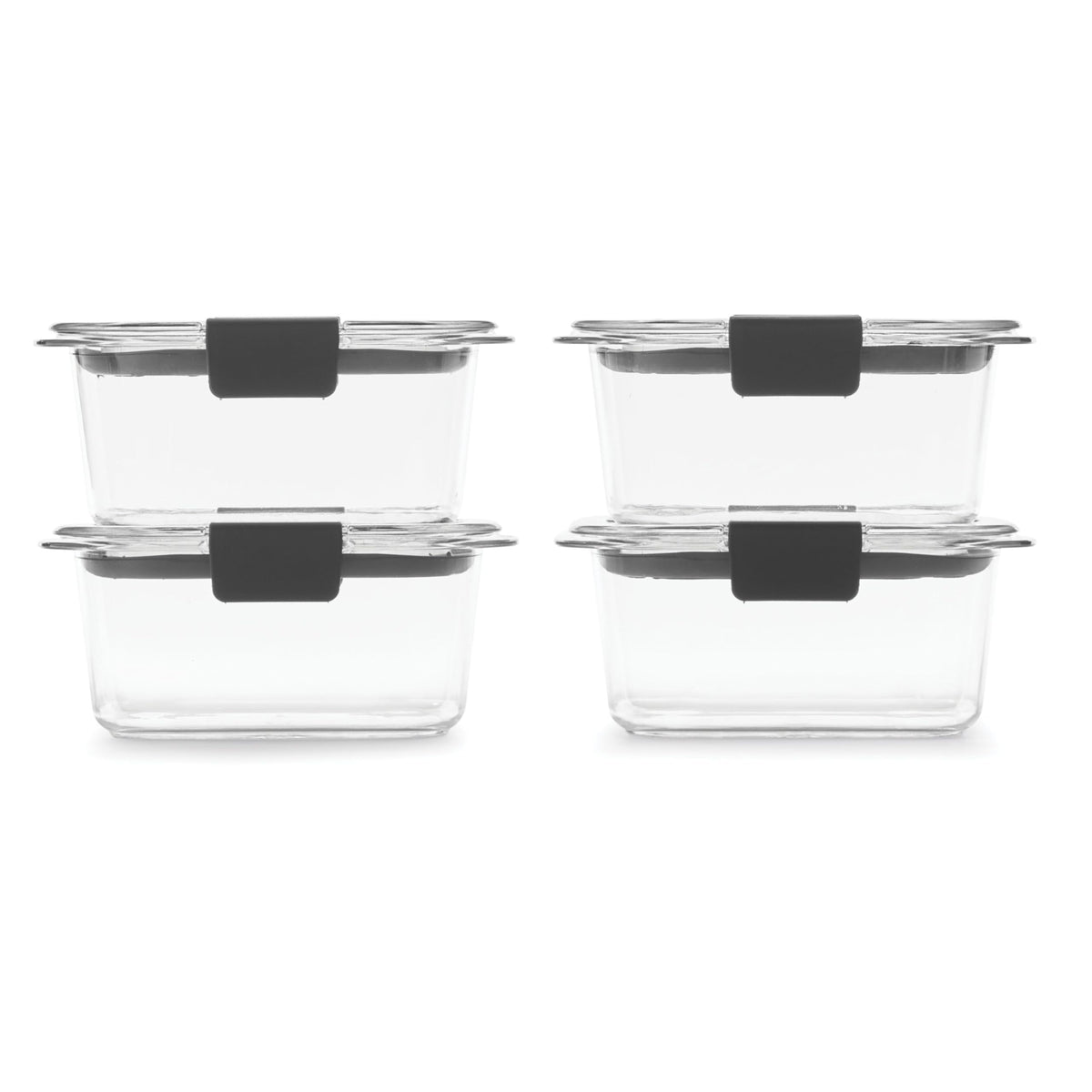 Rubbermaid Brilliance vented-lid enabling microwaving without removing the lid.