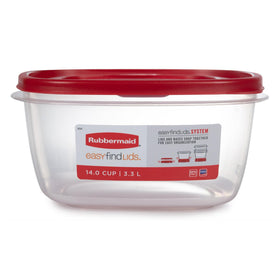 Rubbermaid Easy Find Lids 14-Cup container for organized leftovers and portions.