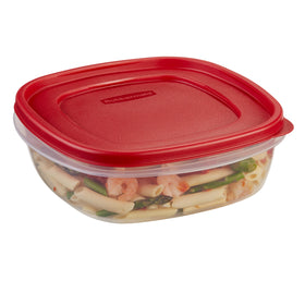 Rubbermaid Easy Find Lids 9-Cup square container with organized lid system for quick access