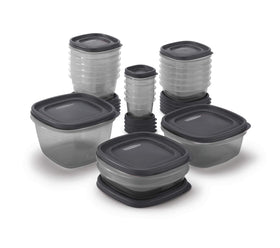 Rubbermaid EasyFindLids snapping system helps you locate lids quickly
