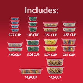 Rubbermaid EasyStore multi-size set with assorted containers.